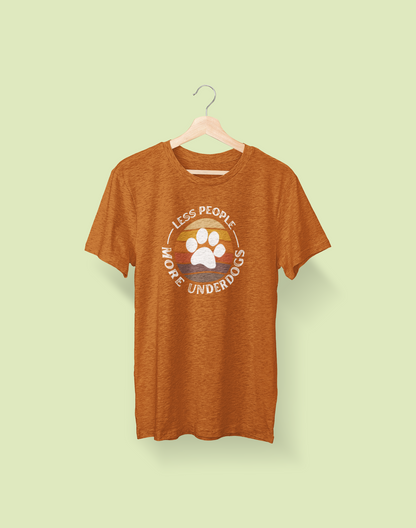 Less People, More Underdogs Triblend Tee (Available in Several Colors) - Ruff Life Rescue Wear