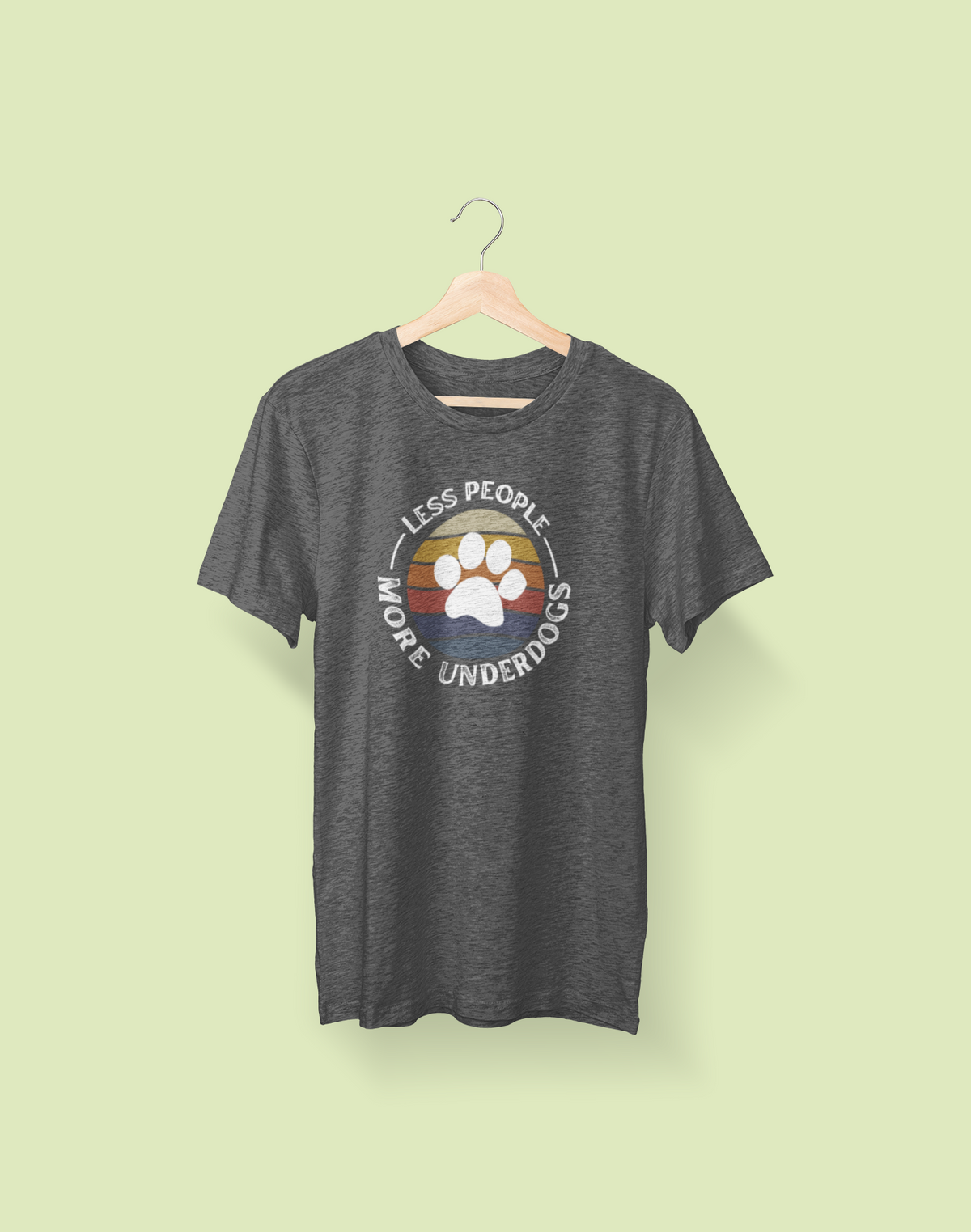 Less People, More Underdogs Triblend Tee (Available in Several Colors) - Ruff Life Rescue Wear