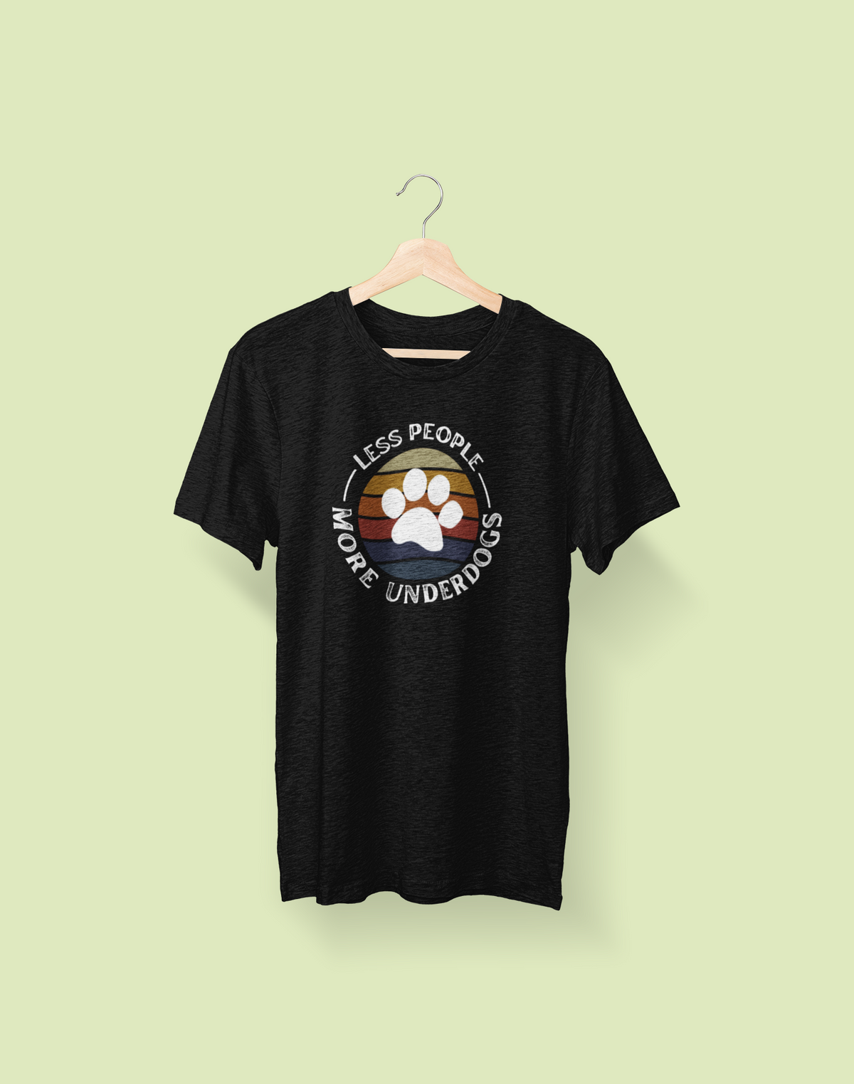 Less People, More Underdogs Triblend Tee (Available in Several Colors) - Ruff Life Rescue Wear