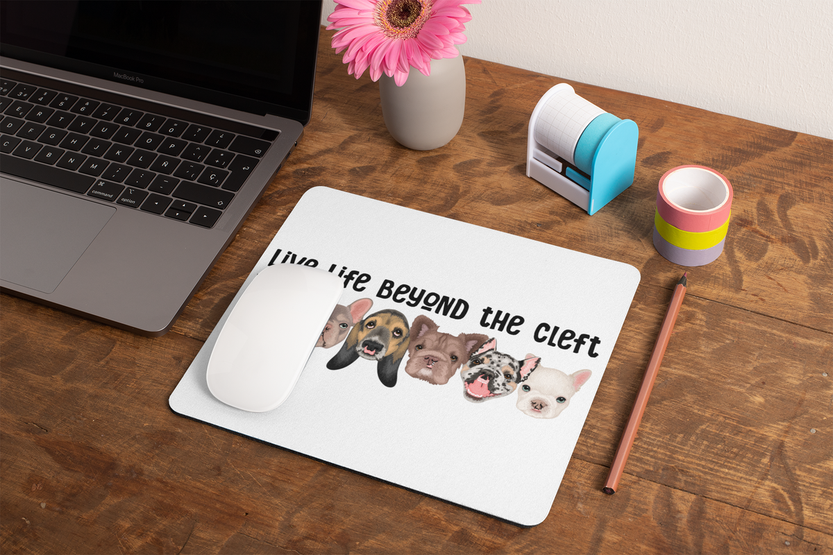 Cleft Pup Rescue Mousepads - Ruff Life Rescue Wear