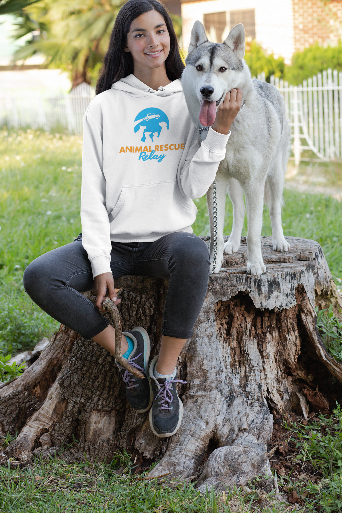 Animal Rescue Relay- Pullover Hoodie (Available in several colors) - Ruff Life Rescue Wear