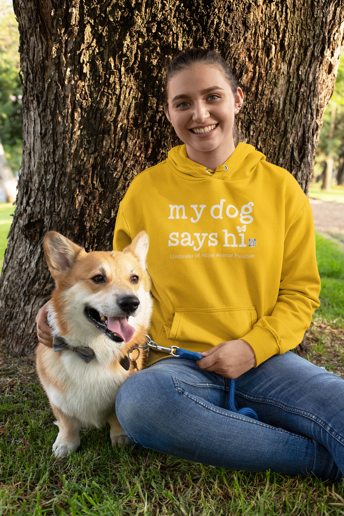 My Dog Says Hi Hoodie - Ruff Life Rescue Wear