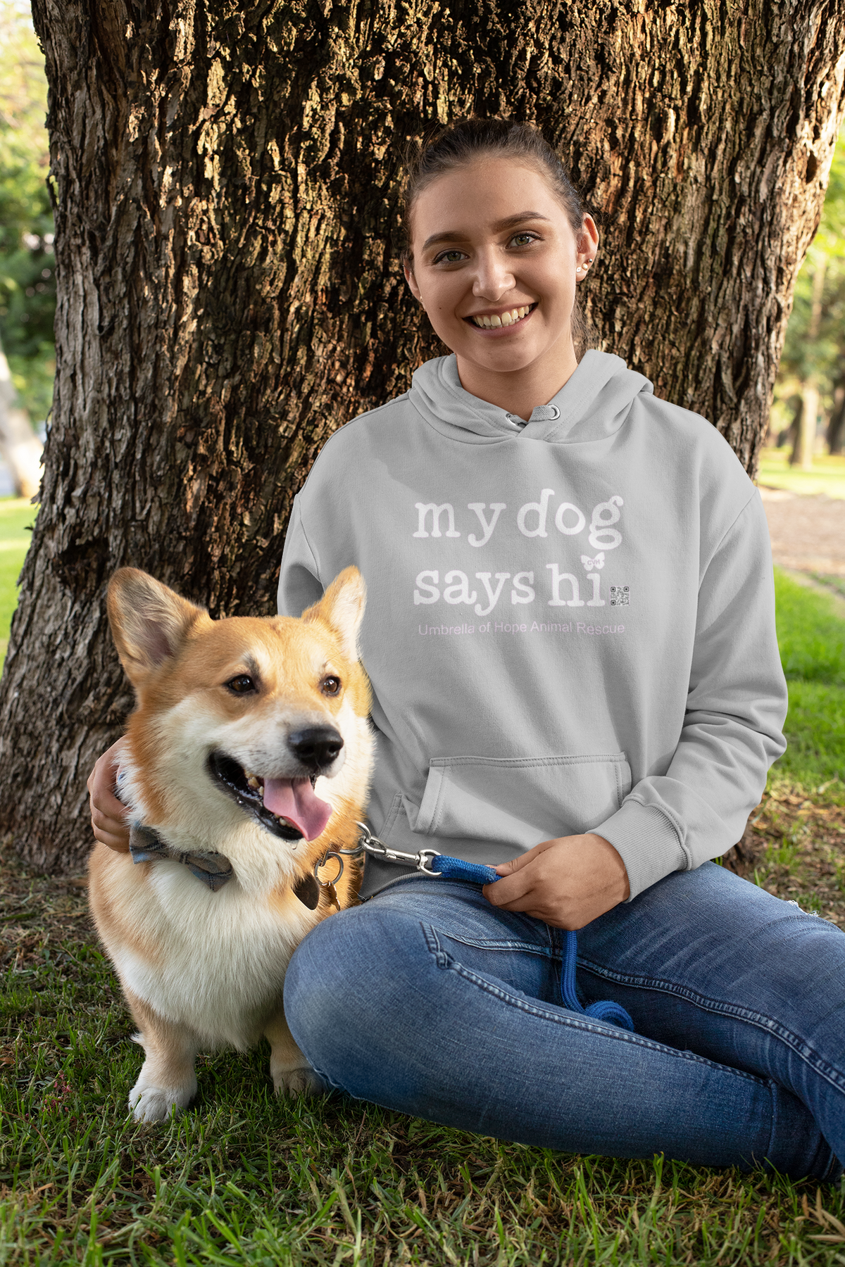 My Dog Says Hi Hoodie - Ruff Life Rescue Wear