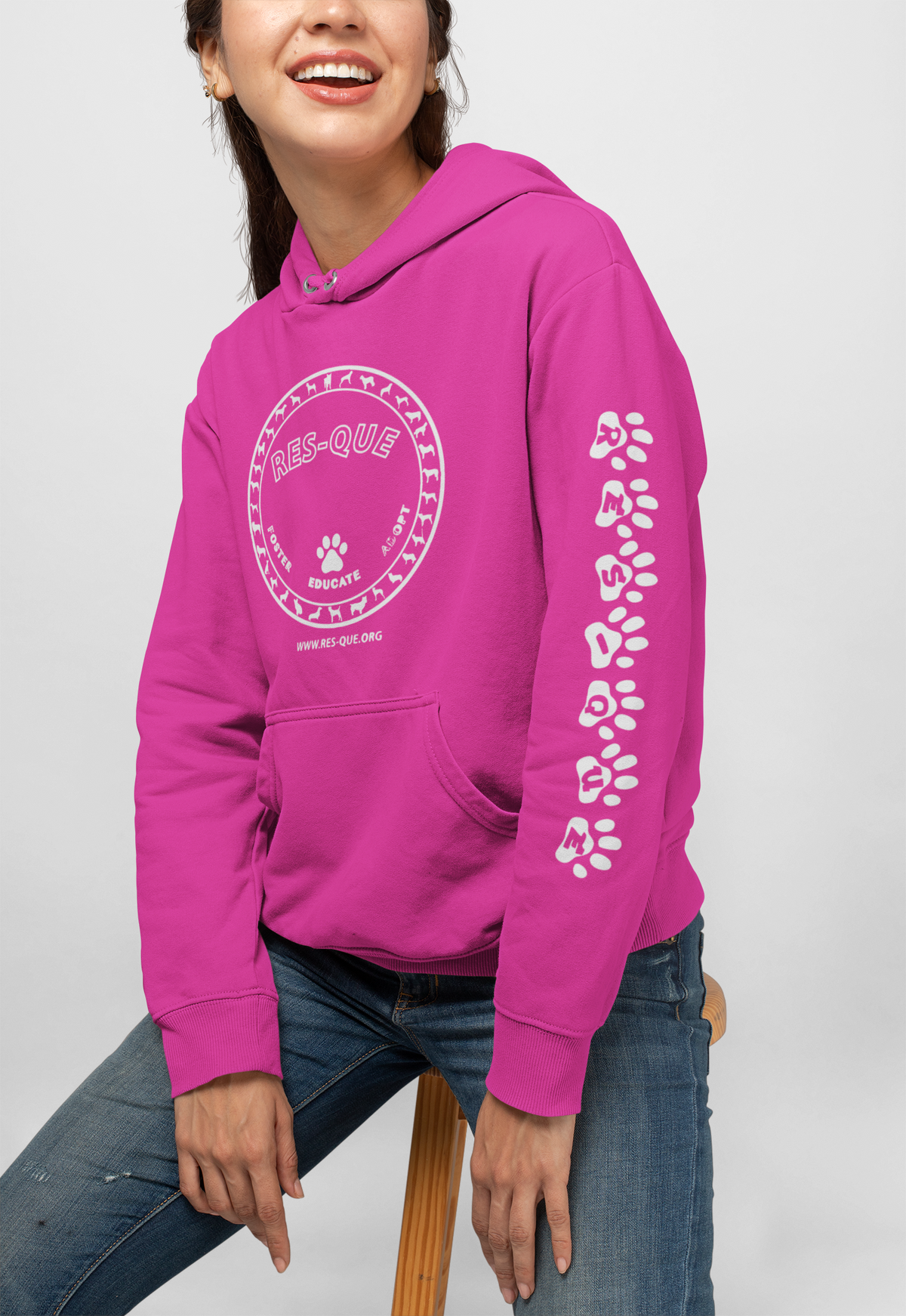Res-que Sponge Fleece Pullover Hoodie (Available in several colors) - Ruff Life Rescue Wear