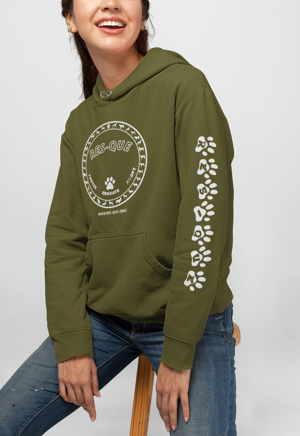 Res-que Sponge Fleece Pullover Hoodie (Available in several colors) - Ruff Life Rescue Wear