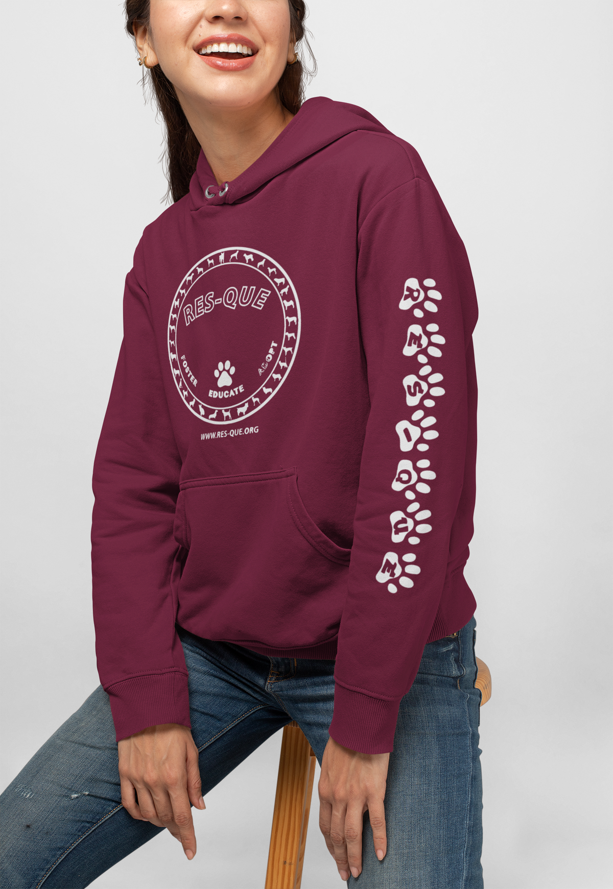 Res-que Sponge Fleece Pullover Hoodie (Available in several colors) - Ruff Life Rescue Wear