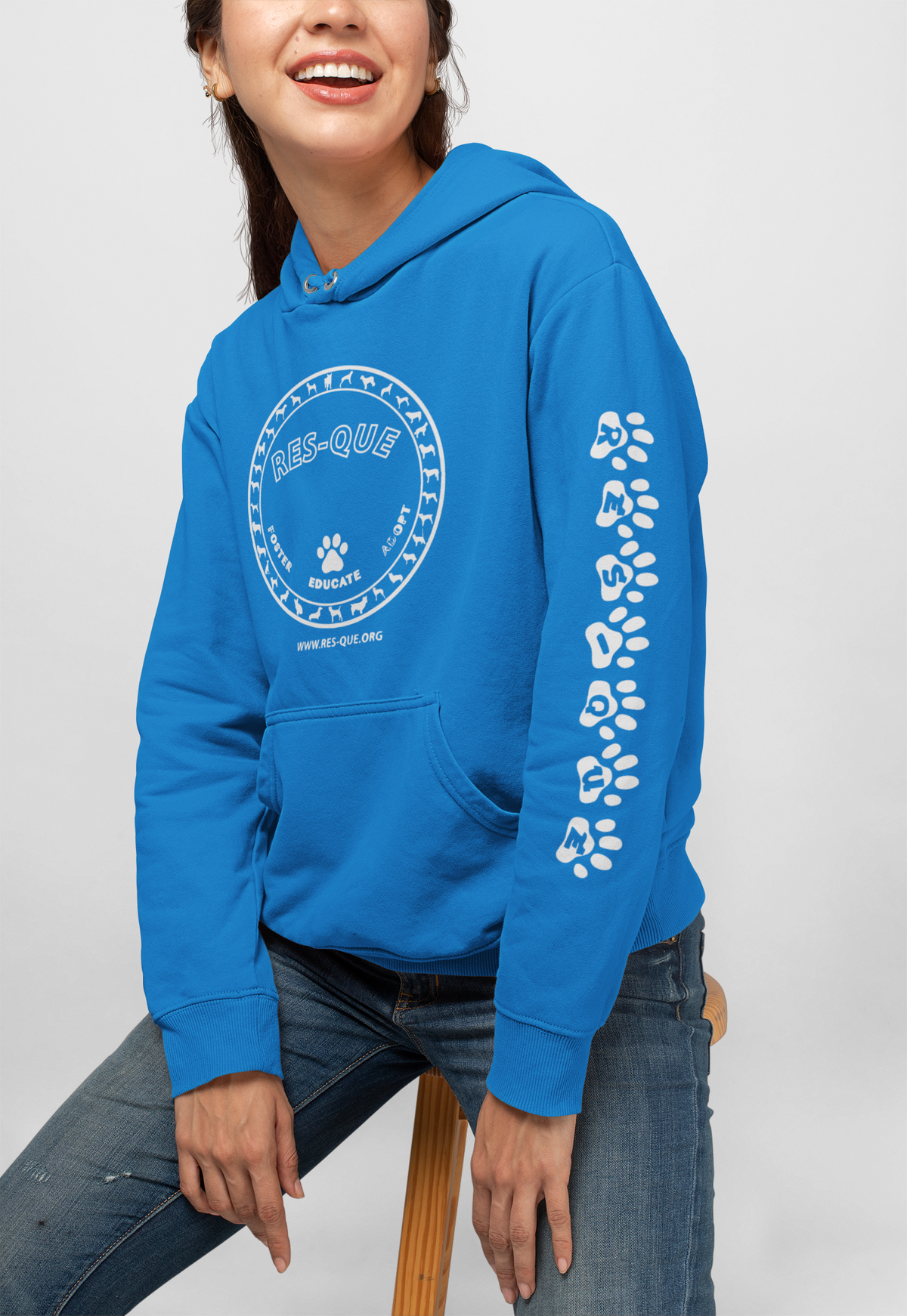 Res-que Sponge Fleece Pullover Hoodie (Available in several colors) - Ruff Life Rescue Wear