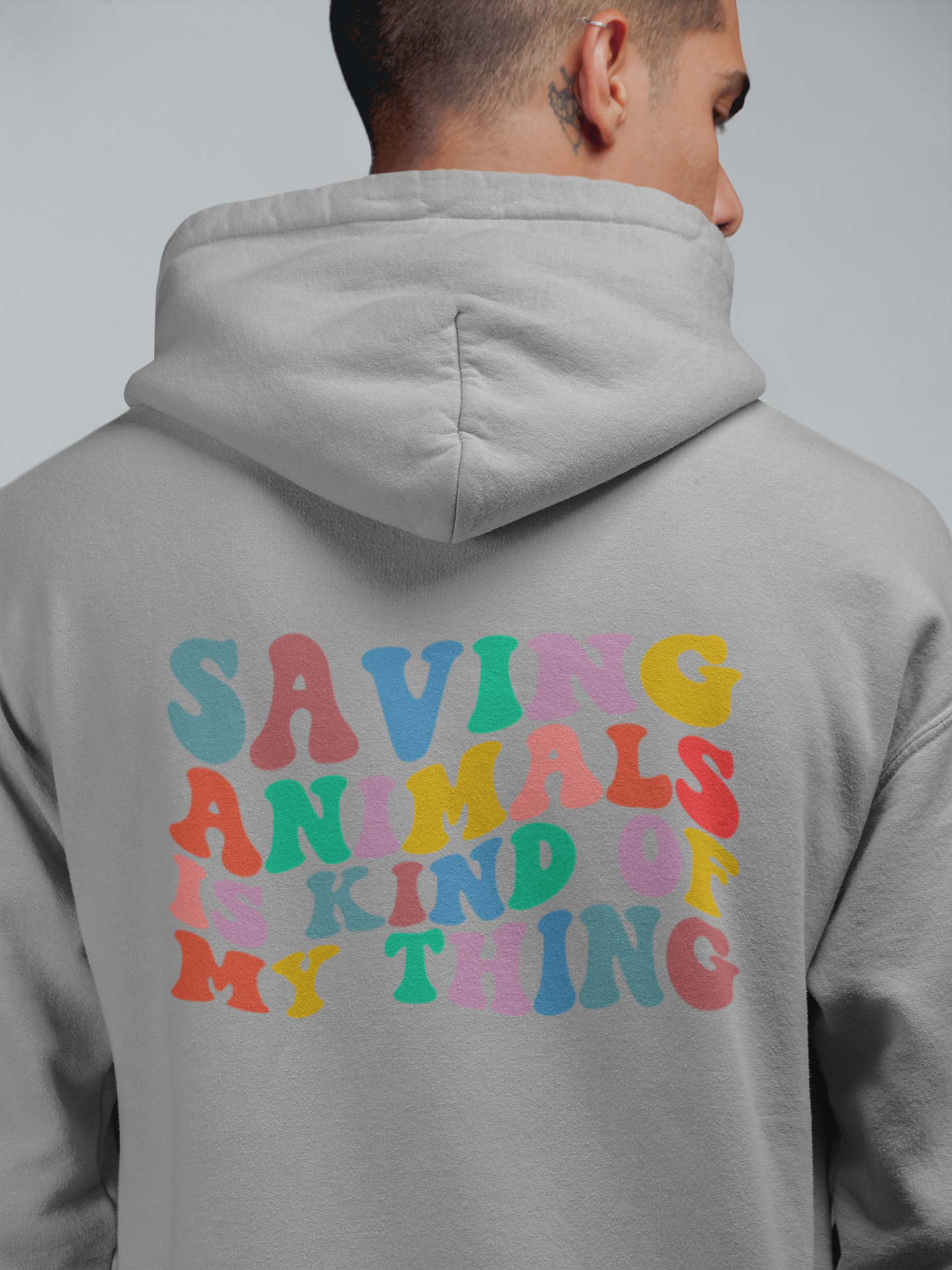 Saving Animals Zip Up Hoodie (available in several colors)