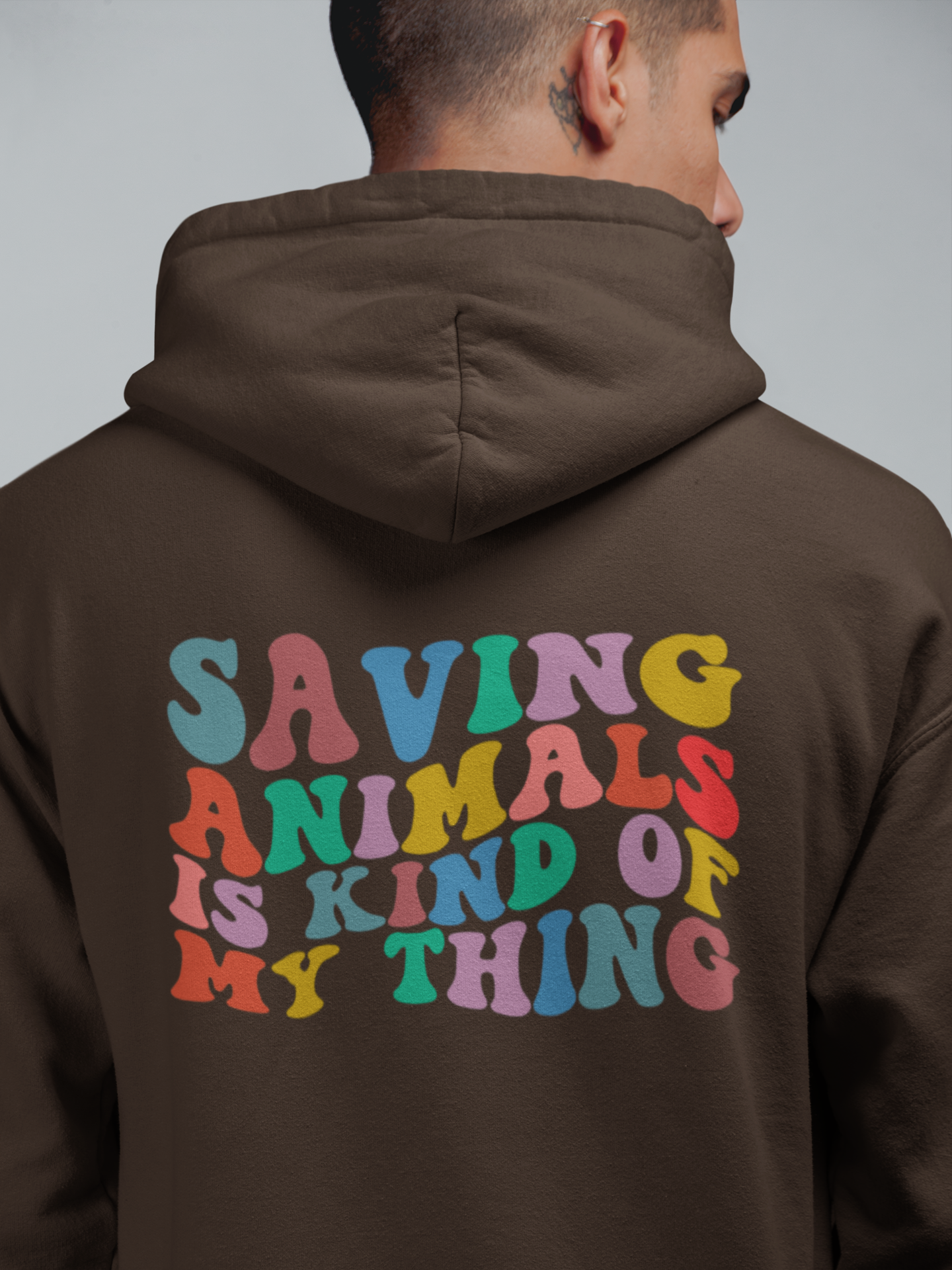 Saving Animals Zip Up Hoodie (available in several colors)