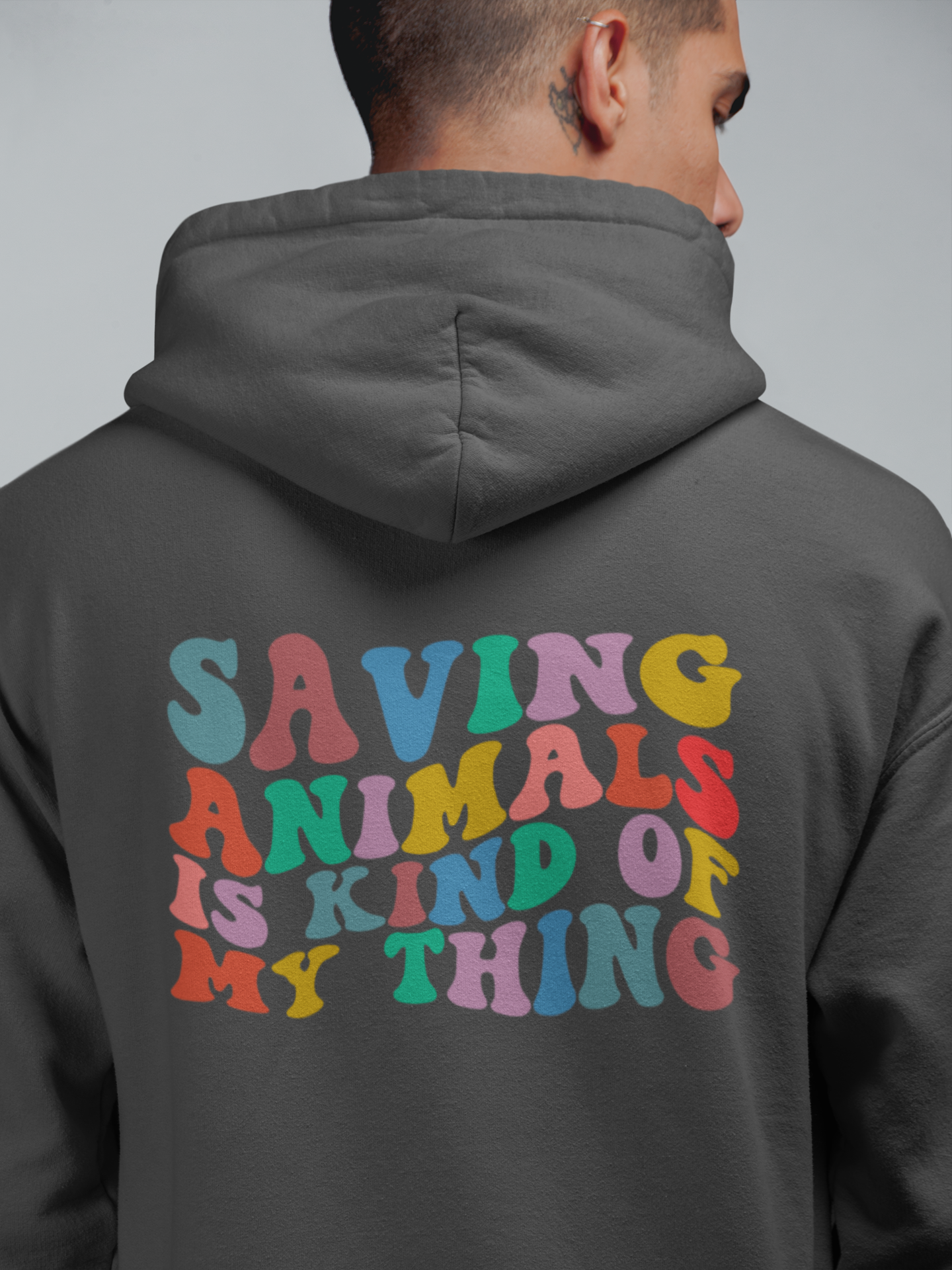 Saving Animals Zip Up Hoodie (available in several colors)