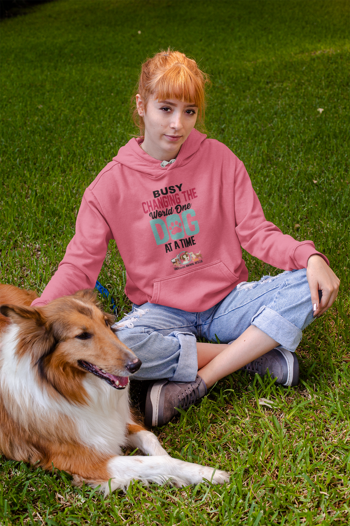 Changing the World Super Soft Hoodie (Several Colors) - Ruff Life Rescue Wear