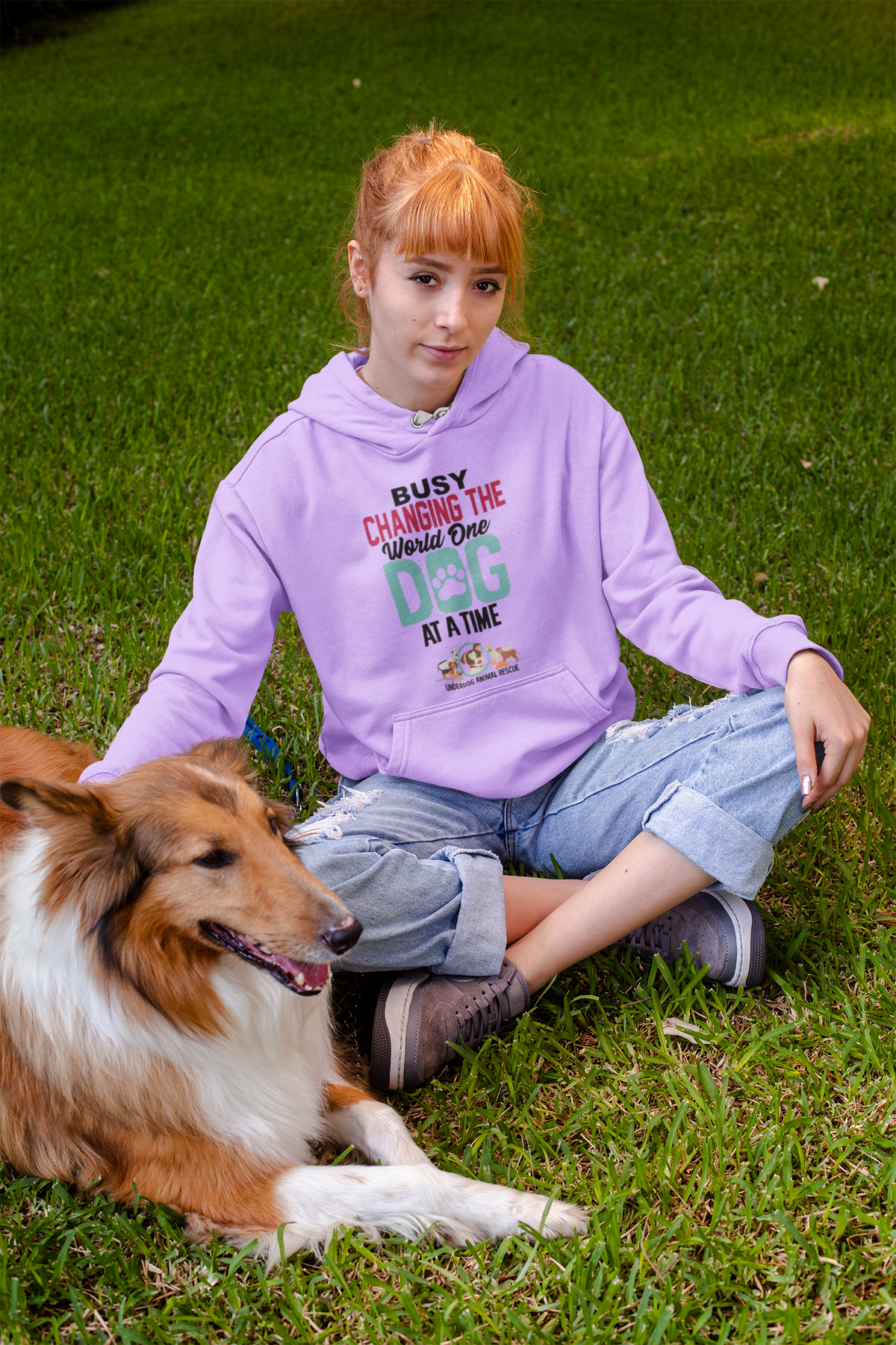 Changing the World Super Soft Hoodie (Several Colors) - Ruff Life Rescue Wear