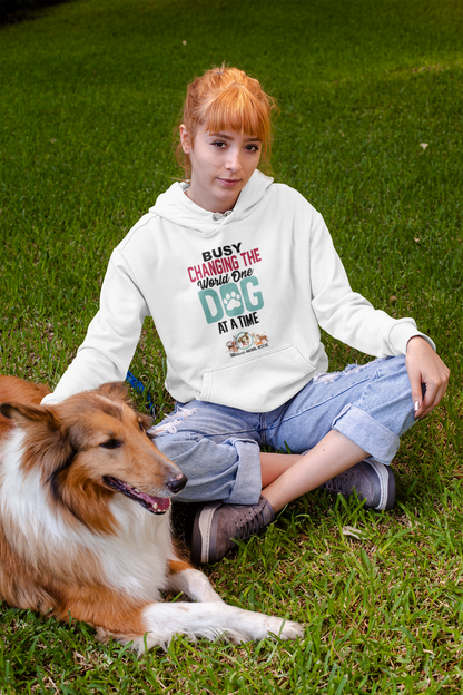 Changing the World Super Soft Hoodie (Several Colors) - Ruff Life Rescue Wear