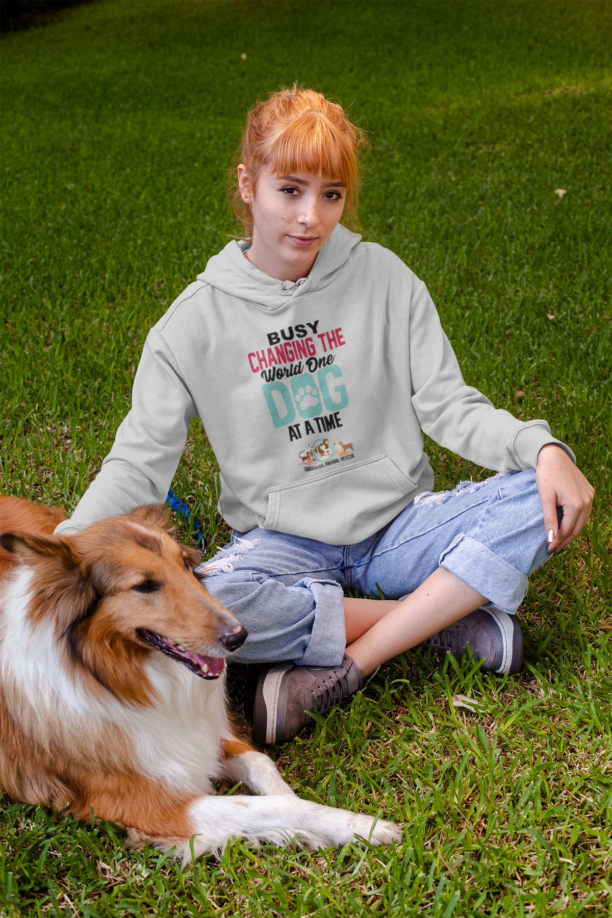 Changing the World Super Soft Hoodie (Several Colors) - Ruff Life Rescue Wear