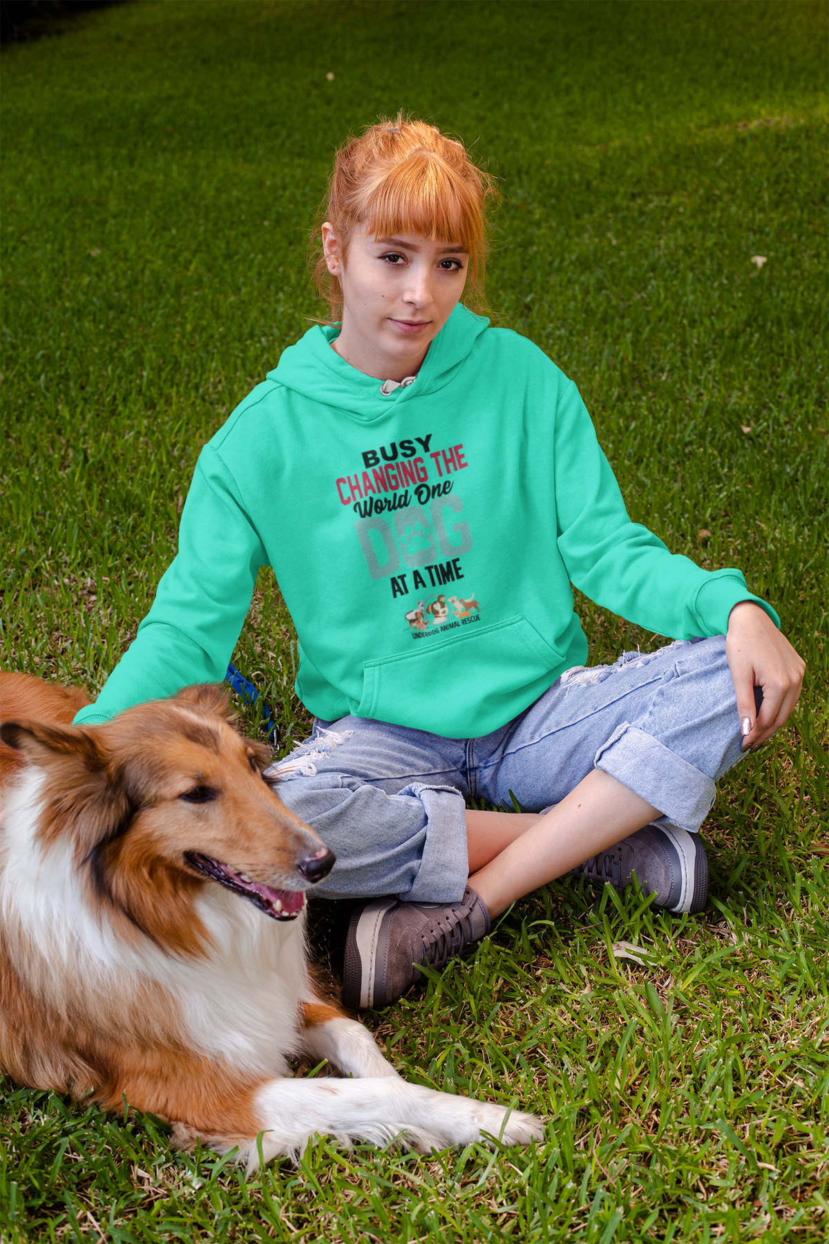 Changing the World Super Soft Hoodie (Several Colors) - Ruff Life Rescue Wear