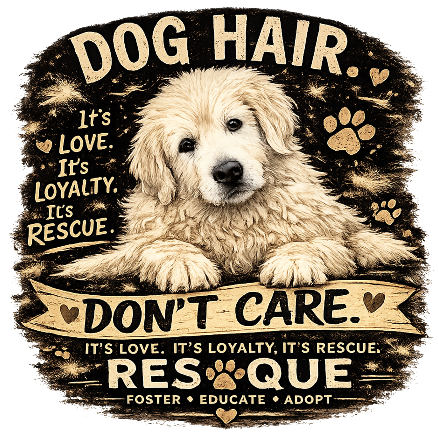 Dog Hair Don't Care Tee