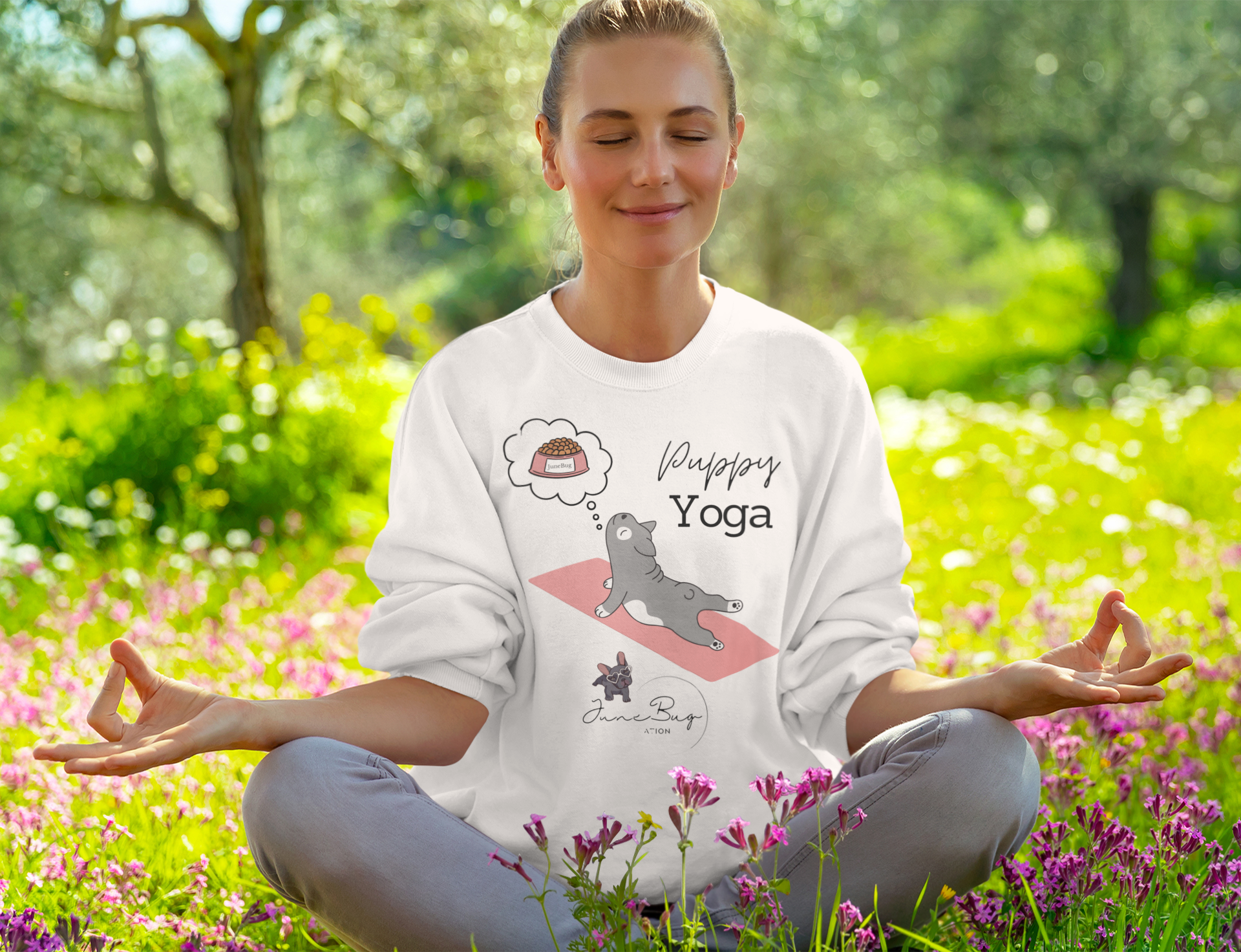 June Bug YOGA Sweatshirts (Available in several colors)