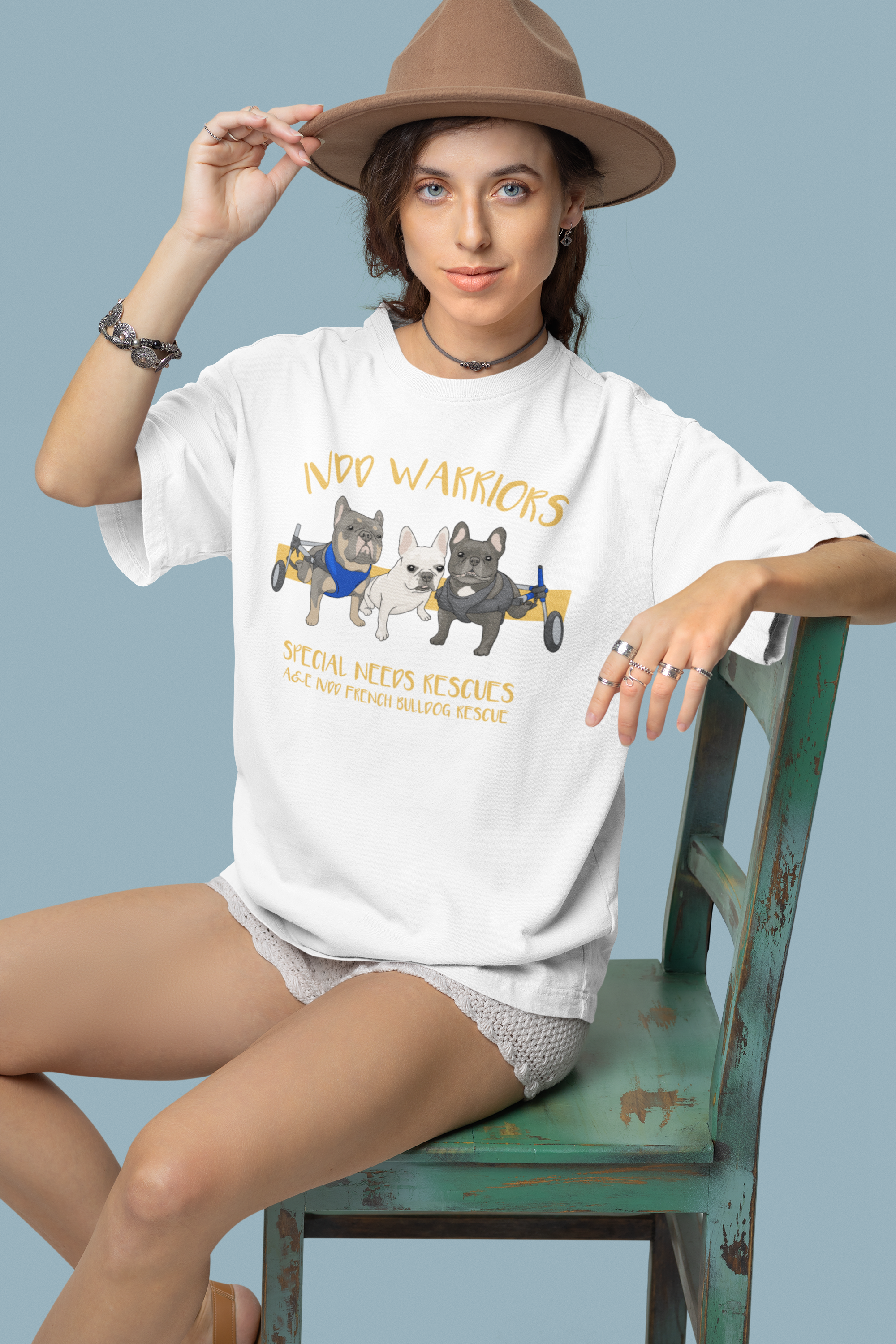 IVDD French Bulldog Unisex Tee (available in several colors)