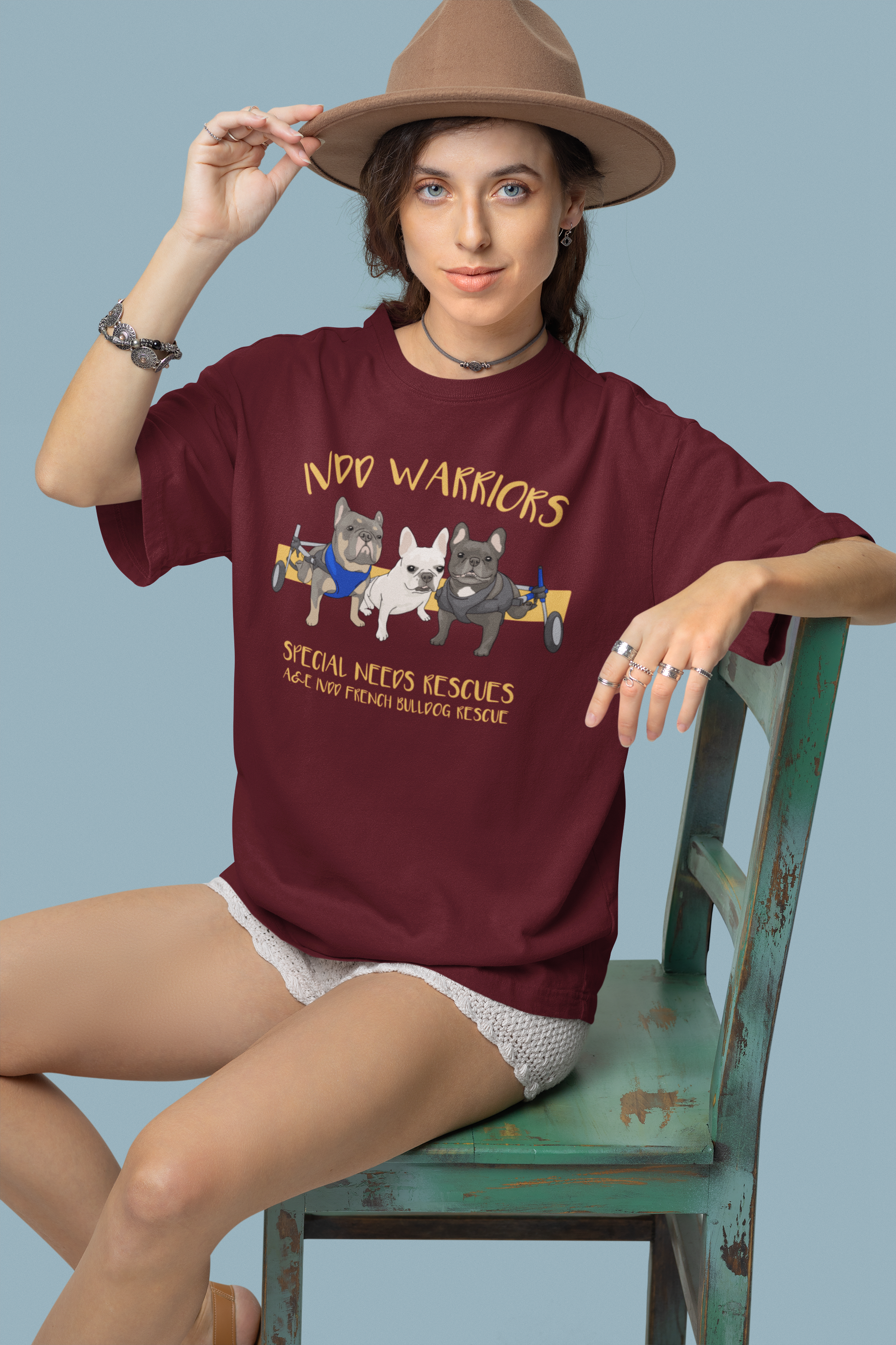 IVDD French Bulldog Unisex Tee (available in several colors)