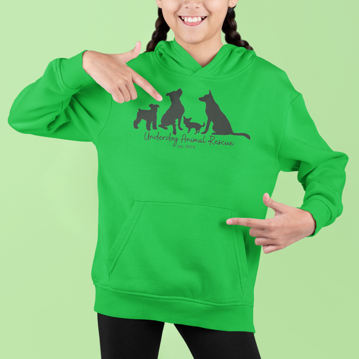 Underdog Silhouette Youth Hoodie