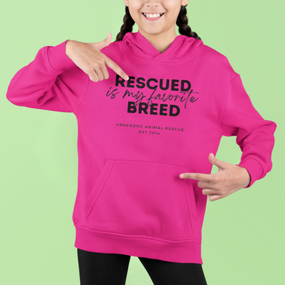 Underdog Rescued Youth Hoodie - Ruff Life Rescue Wear