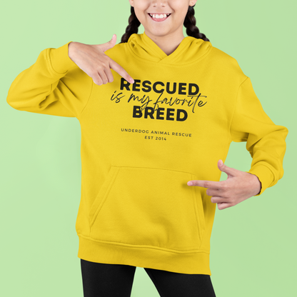Underdog Rescued Youth Hoodie - Ruff Life Rescue Wear
