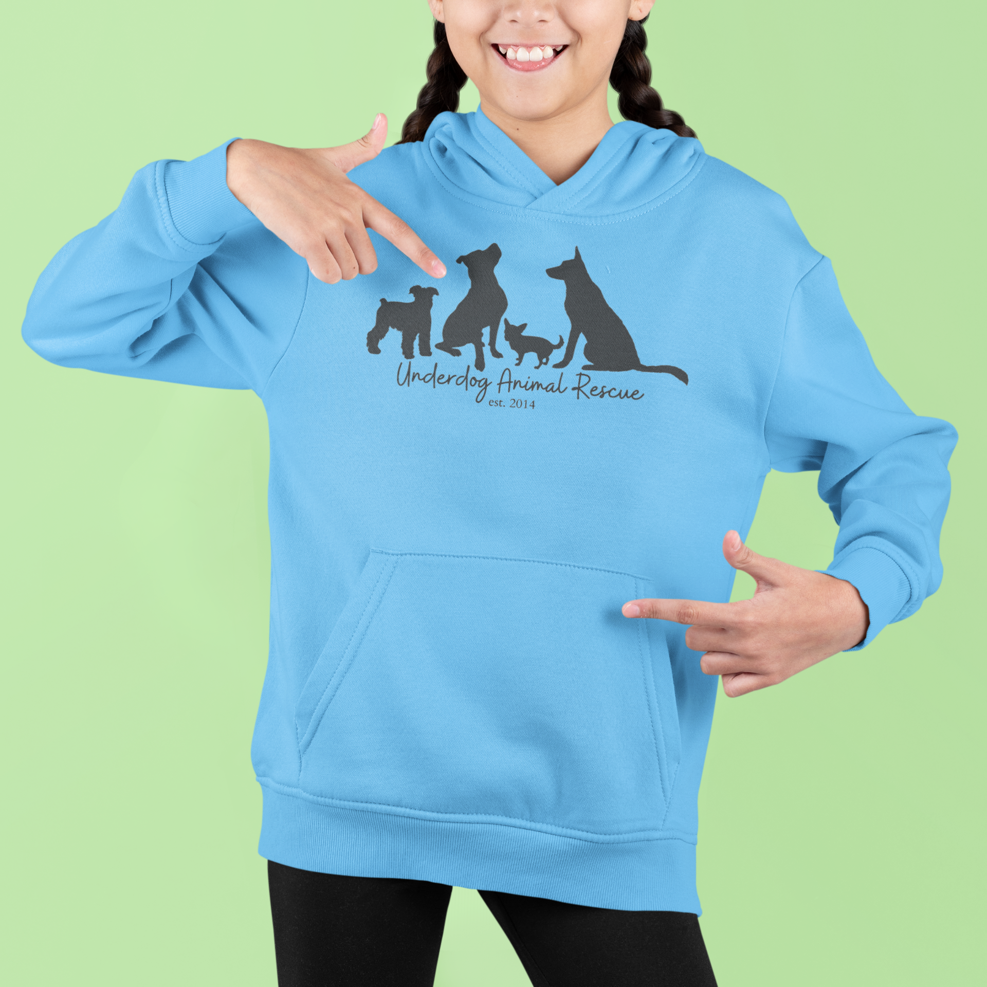 Underdog Silhouette Youth Hoodie