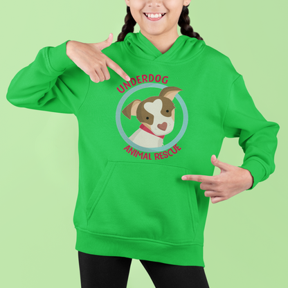 Underdog Logo Youth Hoodie - Ruff Life Rescue Wear