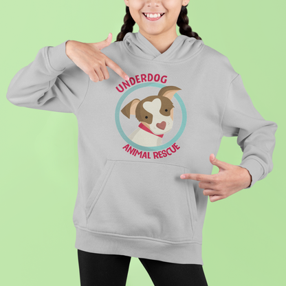 Underdog Logo Youth Hoodie - Ruff Life Rescue Wear