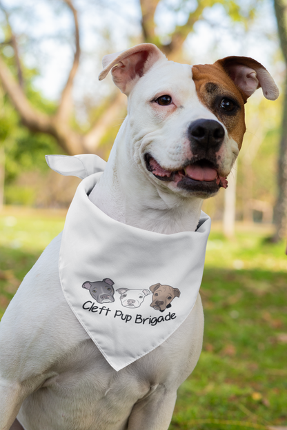 Cleft Pup Brigade Doggie Bandana (available in several designs and colors) - Ruff Life Rescue Wear