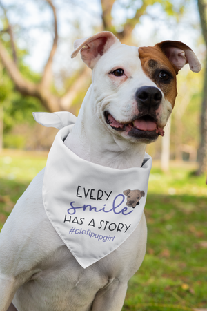 Cleft Pup Brigade Doggie Bandana (available in several designs and colors)