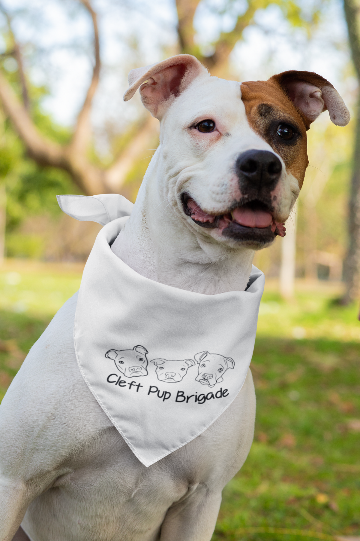 Cleft Pup Brigade Doggie Bandana (available in several designs and colors) - Ruff Life Rescue Wear