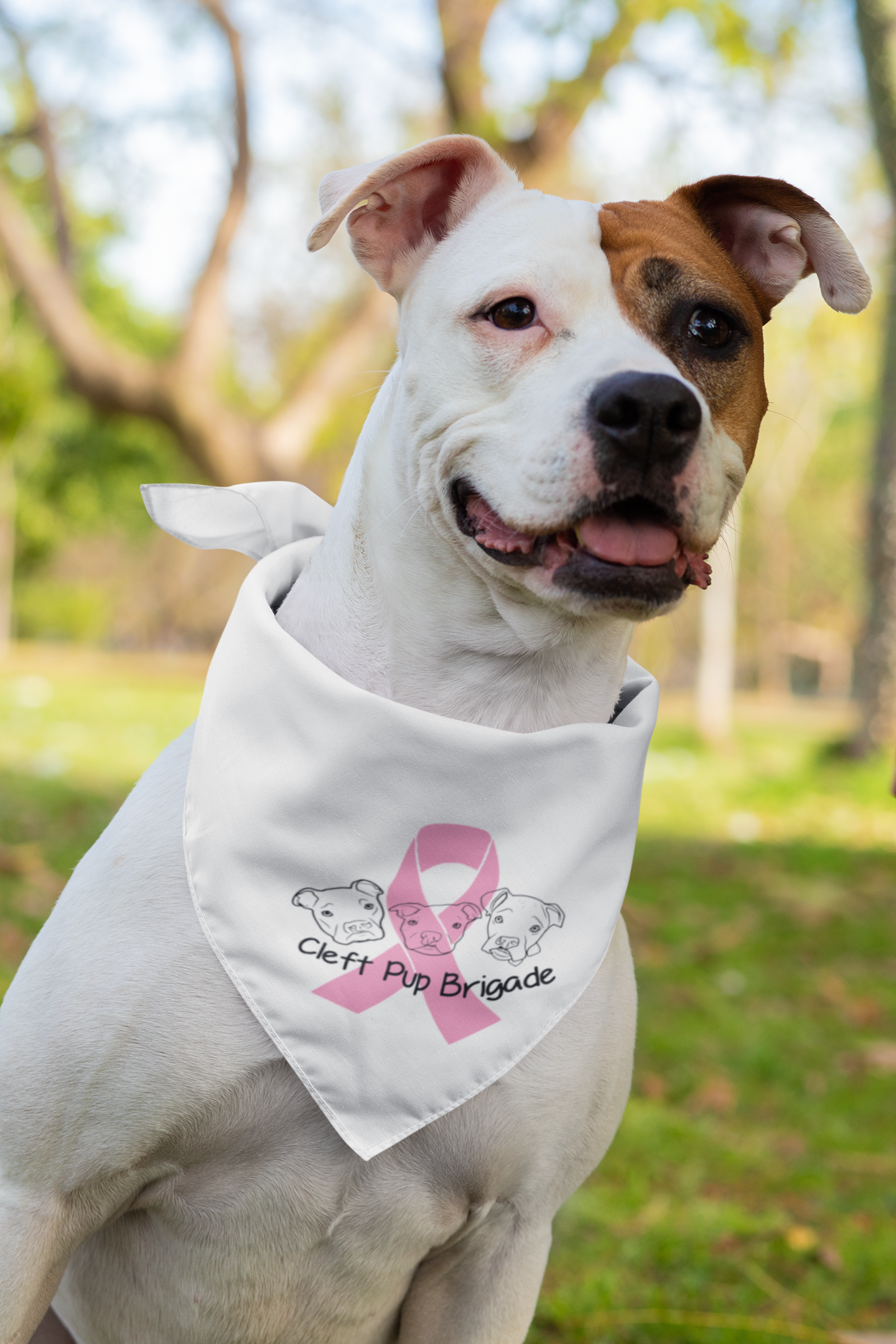 Cleft Pup Brigade Doggie Bandana (available in several designs and colors)