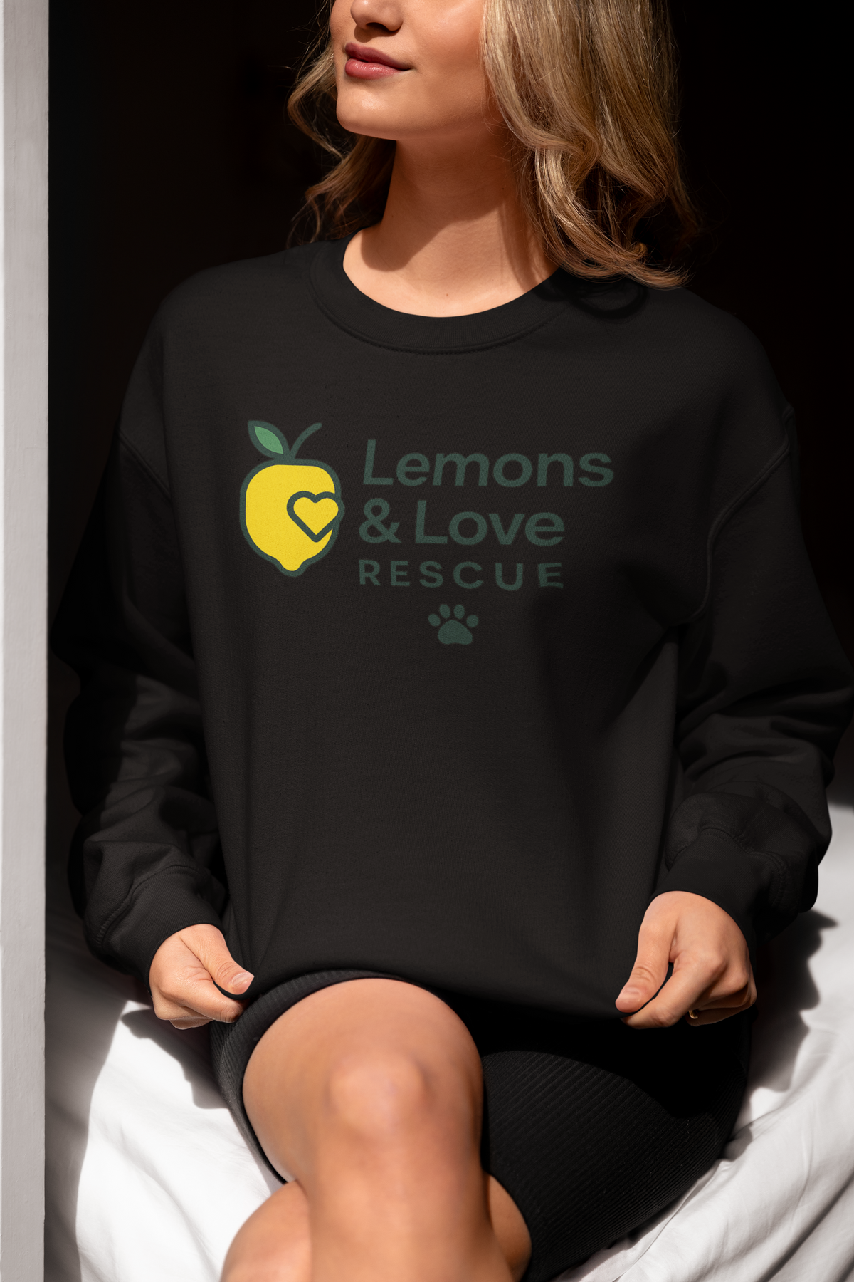 Unisex Heavy Blend Crewneck Sweatshirt | Gildan 18000 | Cozy Fleece | Rescue Apparel - Ruff Life Rescue Wear