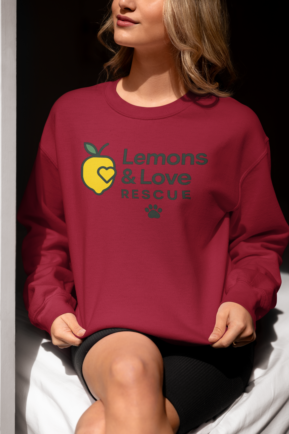 Unisex Heavy Blend Crewneck Sweatshirt | Gildan 18000 | Cozy Fleece | Rescue Apparel - Ruff Life Rescue Wear