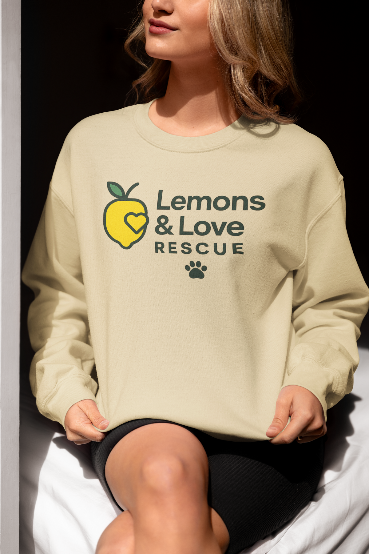 Unisex Heavy Blend Crewneck Sweatshirt | Gildan 18000 | Cozy Fleece | Rescue Apparel - Ruff Life Rescue Wear