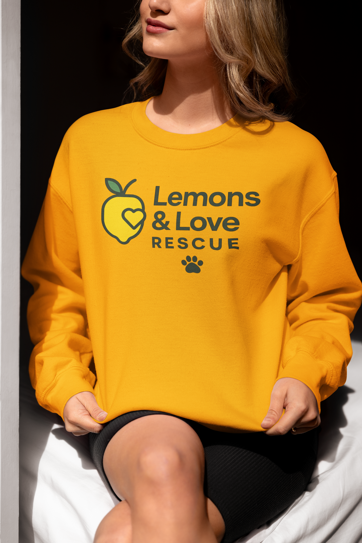 Unisex Heavy Blend Crewneck Sweatshirt | Gildan 18000 | Cozy Fleece | Rescue Apparel - Ruff Life Rescue Wear