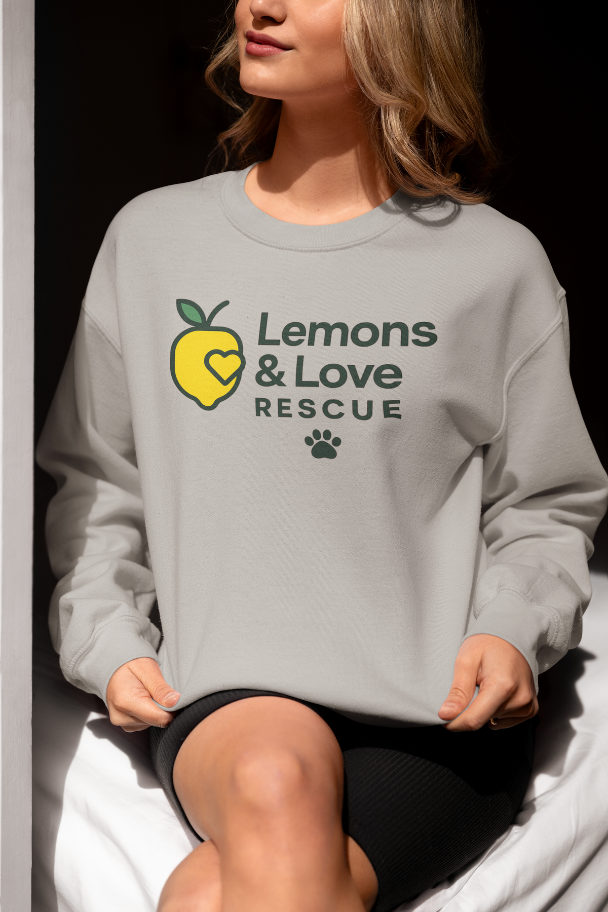 Unisex Heavy Blend Crewneck Sweatshirt | Gildan 18000 | Cozy Fleece | Rescue Apparel - Ruff Life Rescue Wear