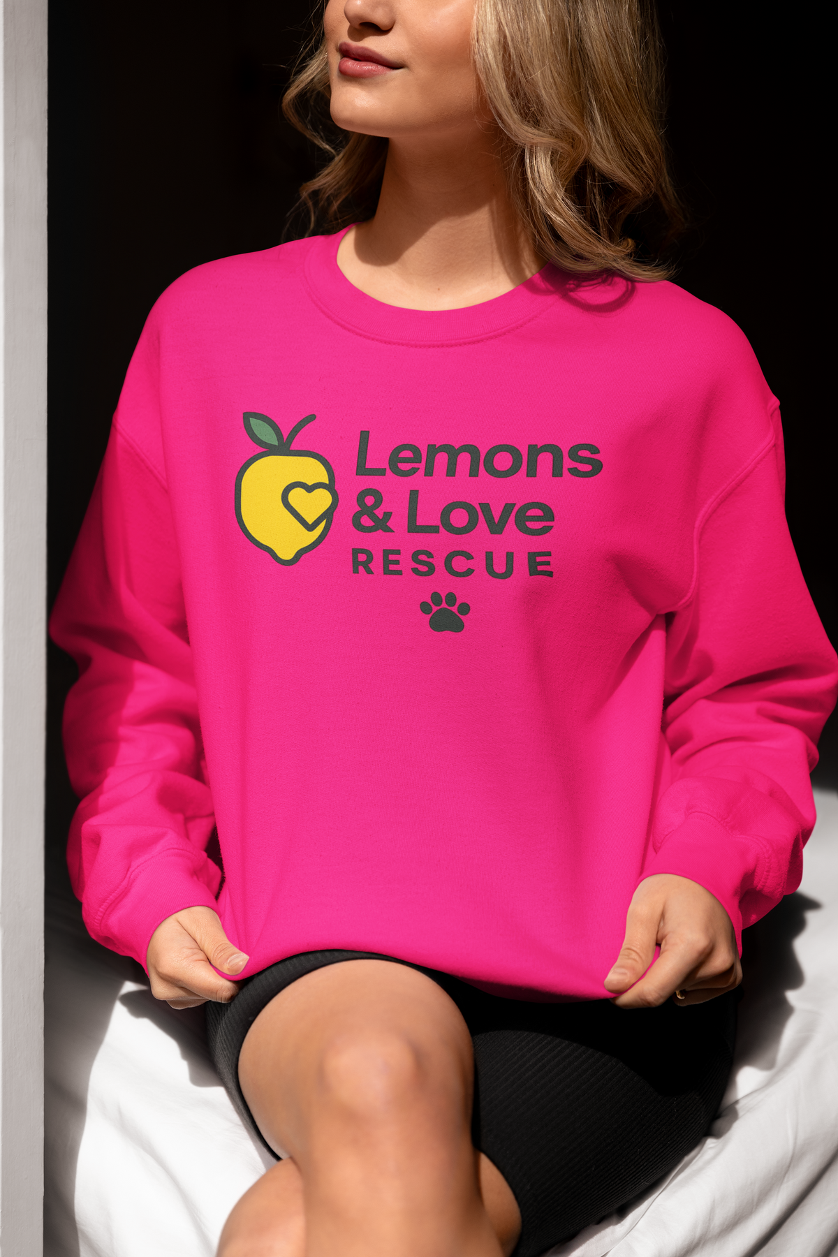 Unisex Heavy Blend Crewneck Sweatshirt | Gildan 18000 | Cozy Fleece | Rescue Apparel - Ruff Life Rescue Wear