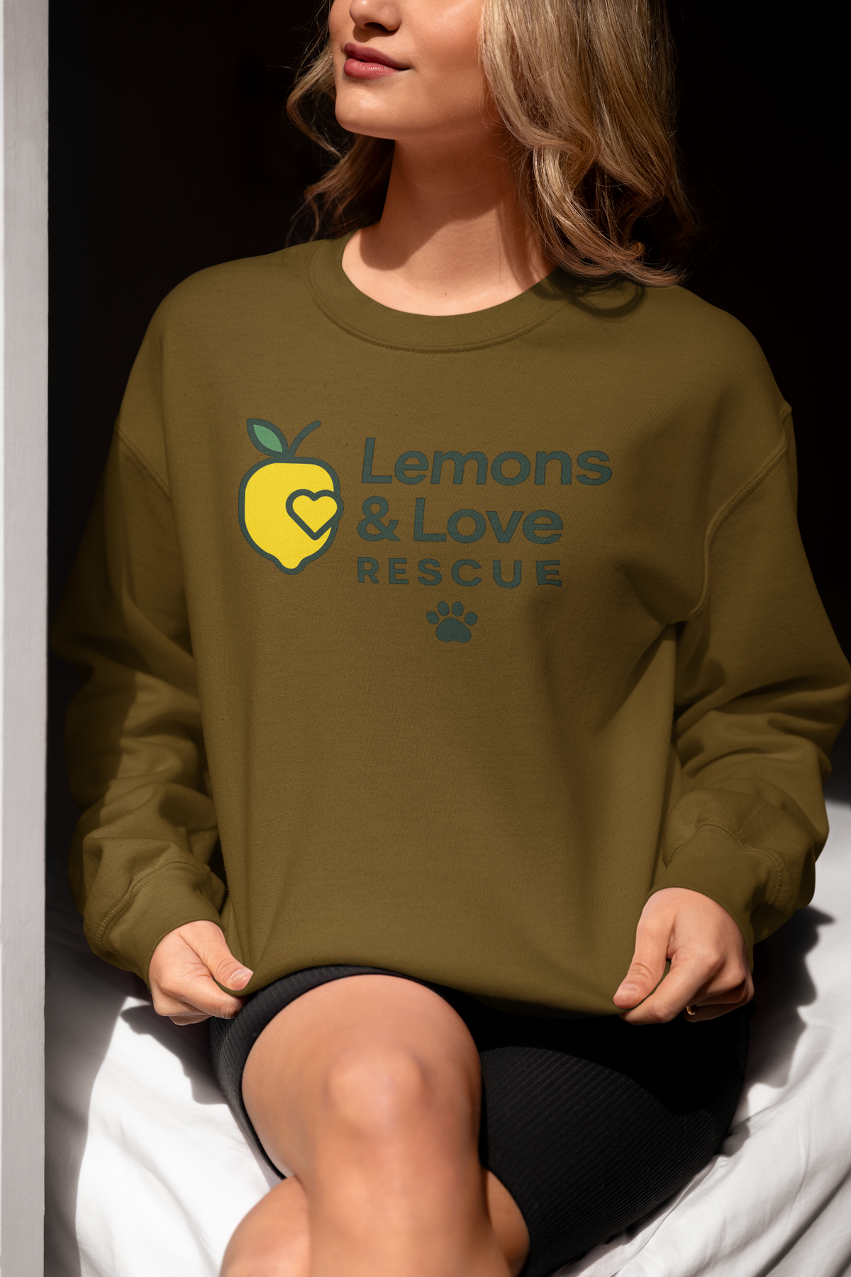 Unisex Heavy Blend Crewneck Sweatshirt | Gildan 18000 | Cozy Fleece | Rescue Apparel - Ruff Life Rescue Wear