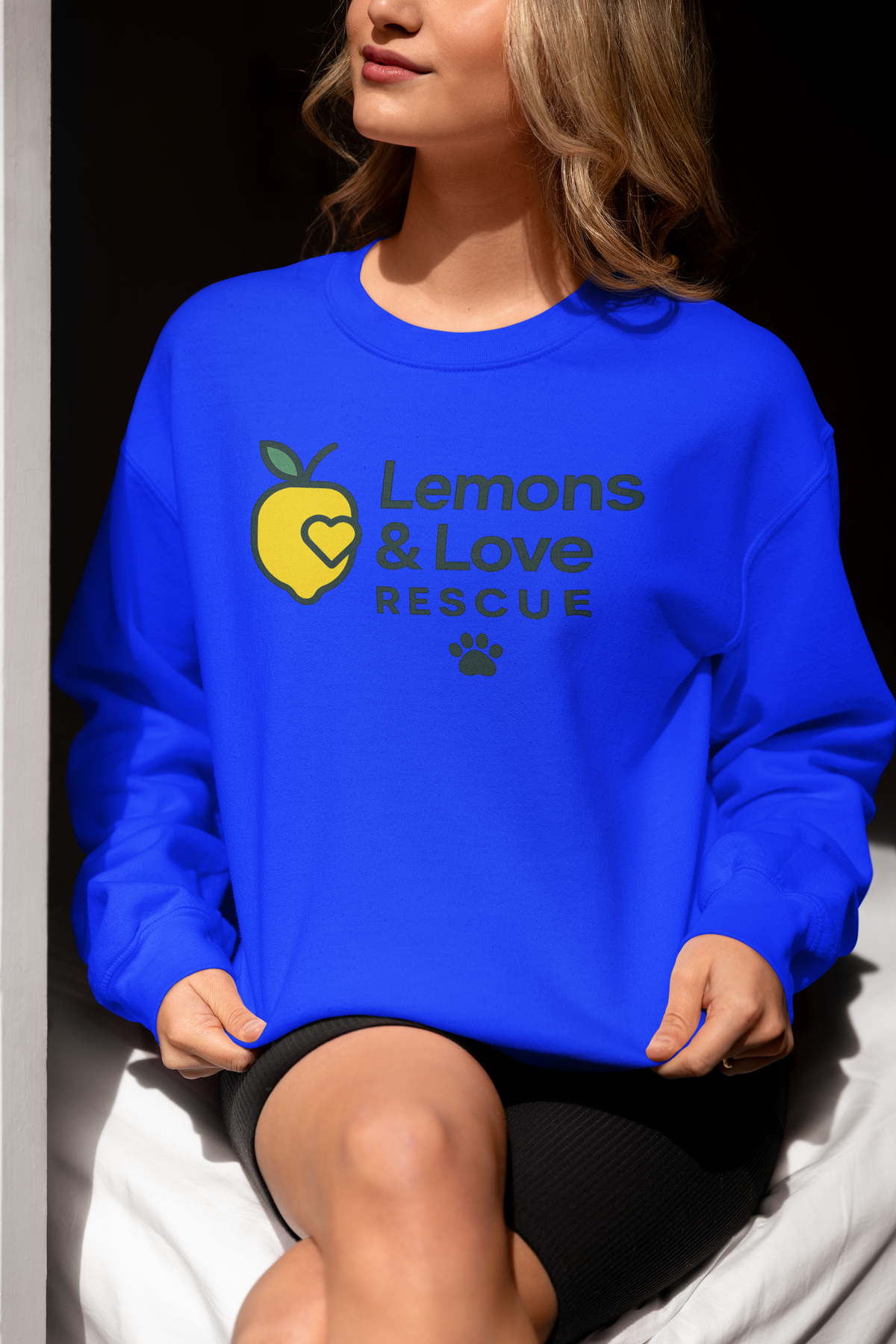 Unisex Heavy Blend Crewneck Sweatshirt | Gildan 18000 | Cozy Fleece | Rescue Apparel - Ruff Life Rescue Wear