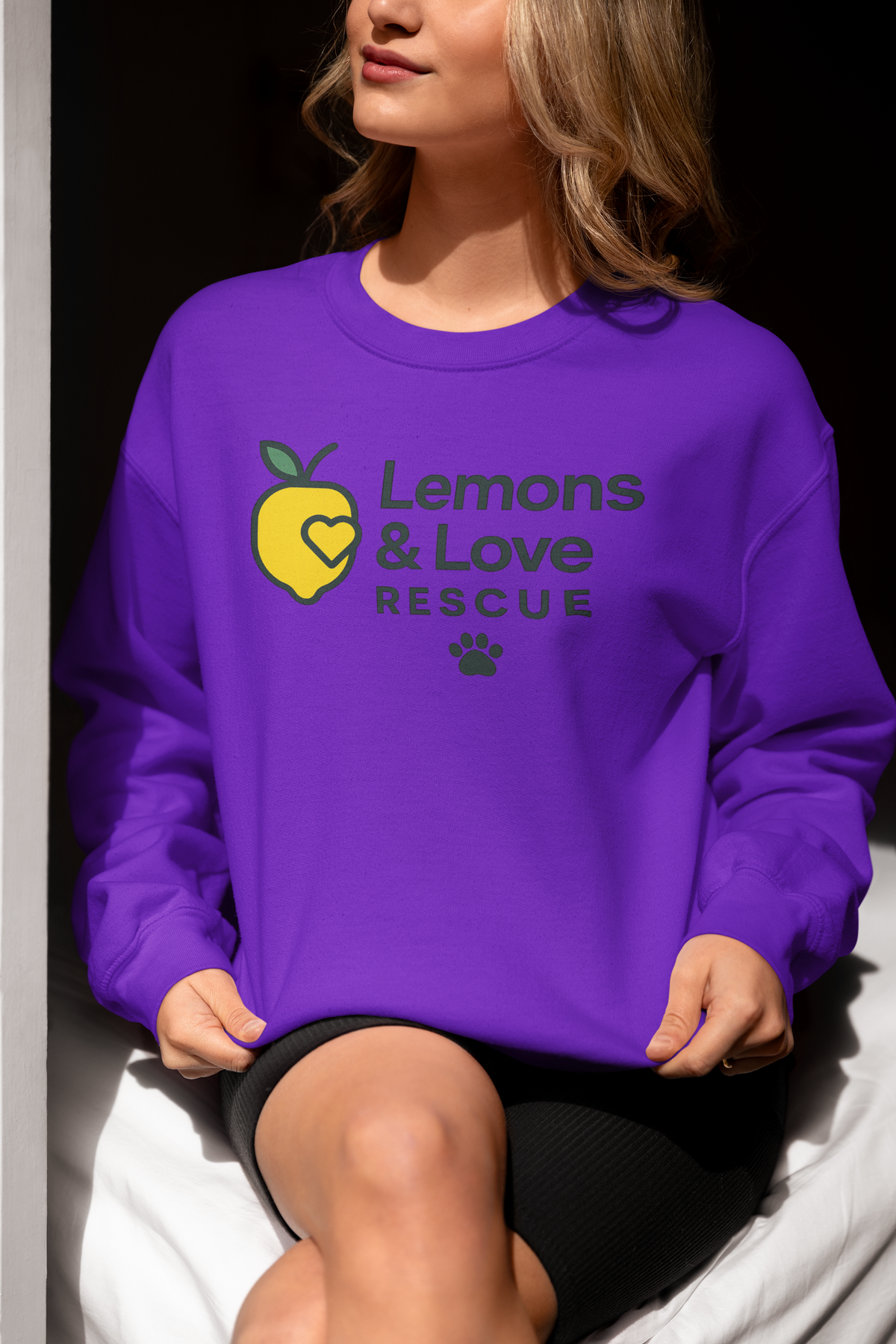Unisex Heavy Blend Crewneck Sweatshirt | Gildan 18000 | Cozy Fleece | Rescue Apparel - Ruff Life Rescue Wear