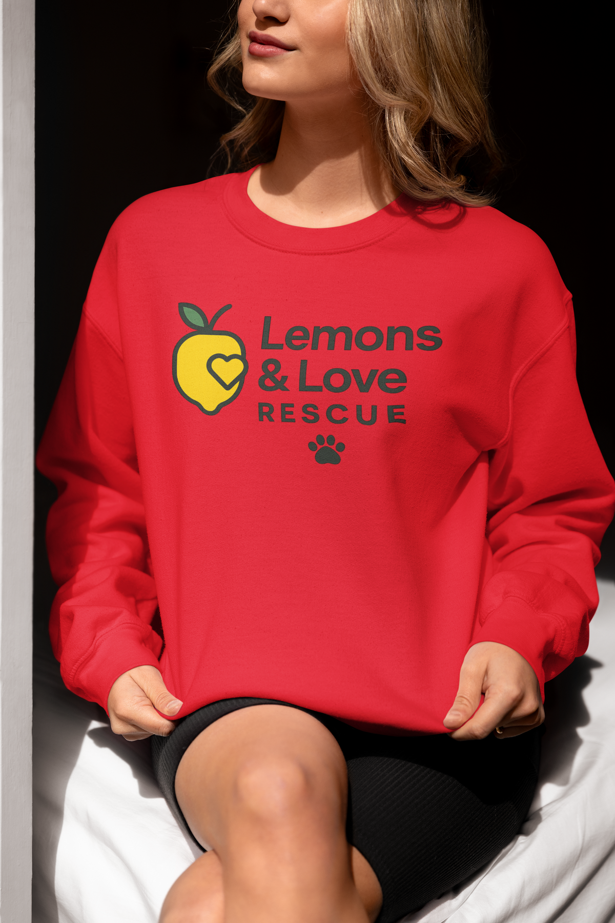 Unisex Heavy Blend Crewneck Sweatshirt | Gildan 18000 | Cozy Fleece | Rescue Apparel - Ruff Life Rescue Wear