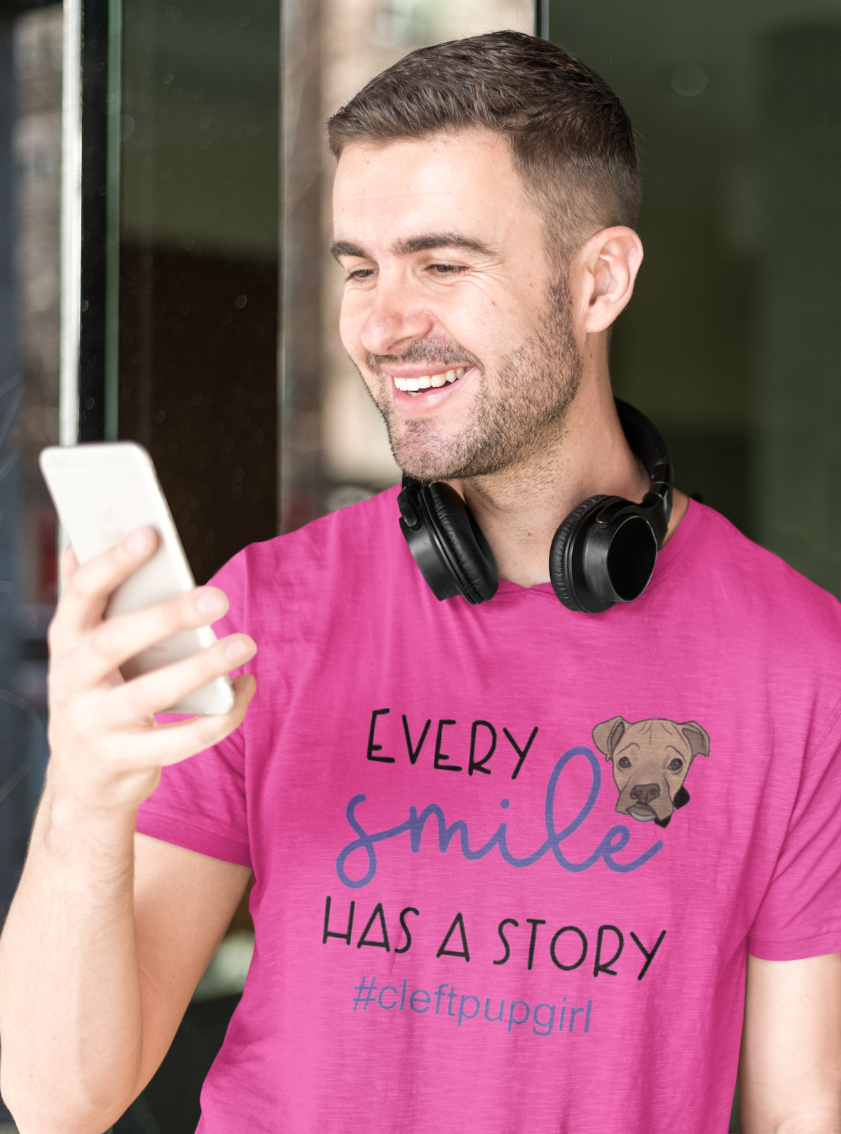 Cleft Pup Brigade Story - Heather Unisex (available in several colors) - Ruff Life Rescue Wear