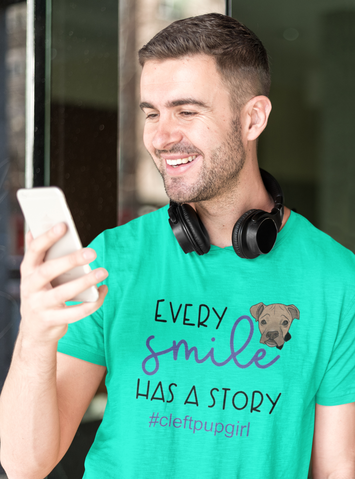Cleft Pup Brigade Story - Heather Unisex (available in several colors) - Ruff Life Rescue Wear
