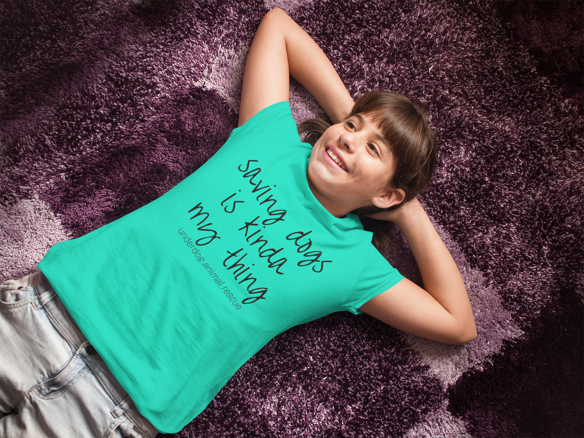 Underdog Saving Dogs Youth Tshirt - Ruff Life Rescue Wear