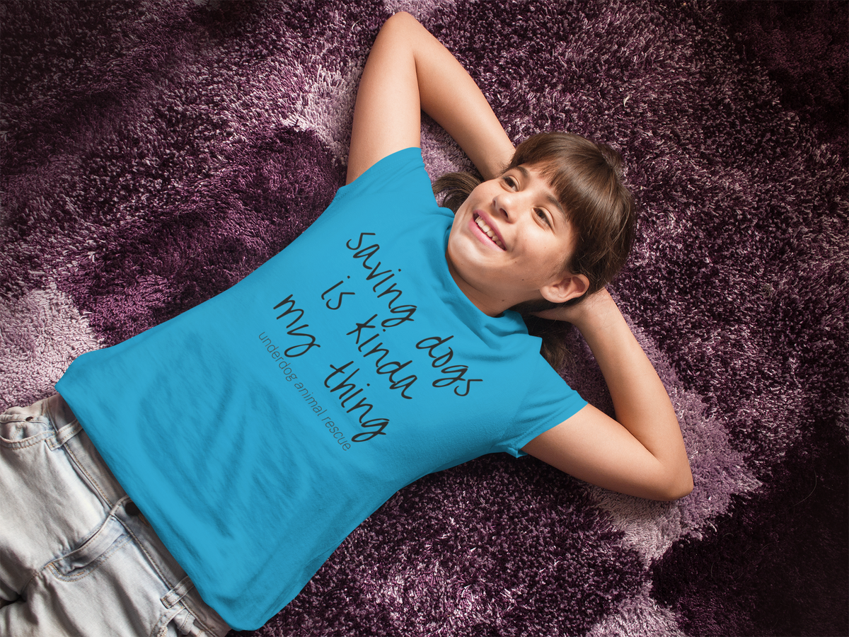 Underdog Saving Dogs Youth Tshirt - Ruff Life Rescue Wear
