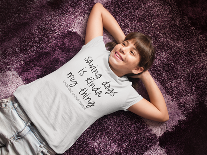 Underdog Saving Dogs Youth Tshirt - Ruff Life Rescue Wear