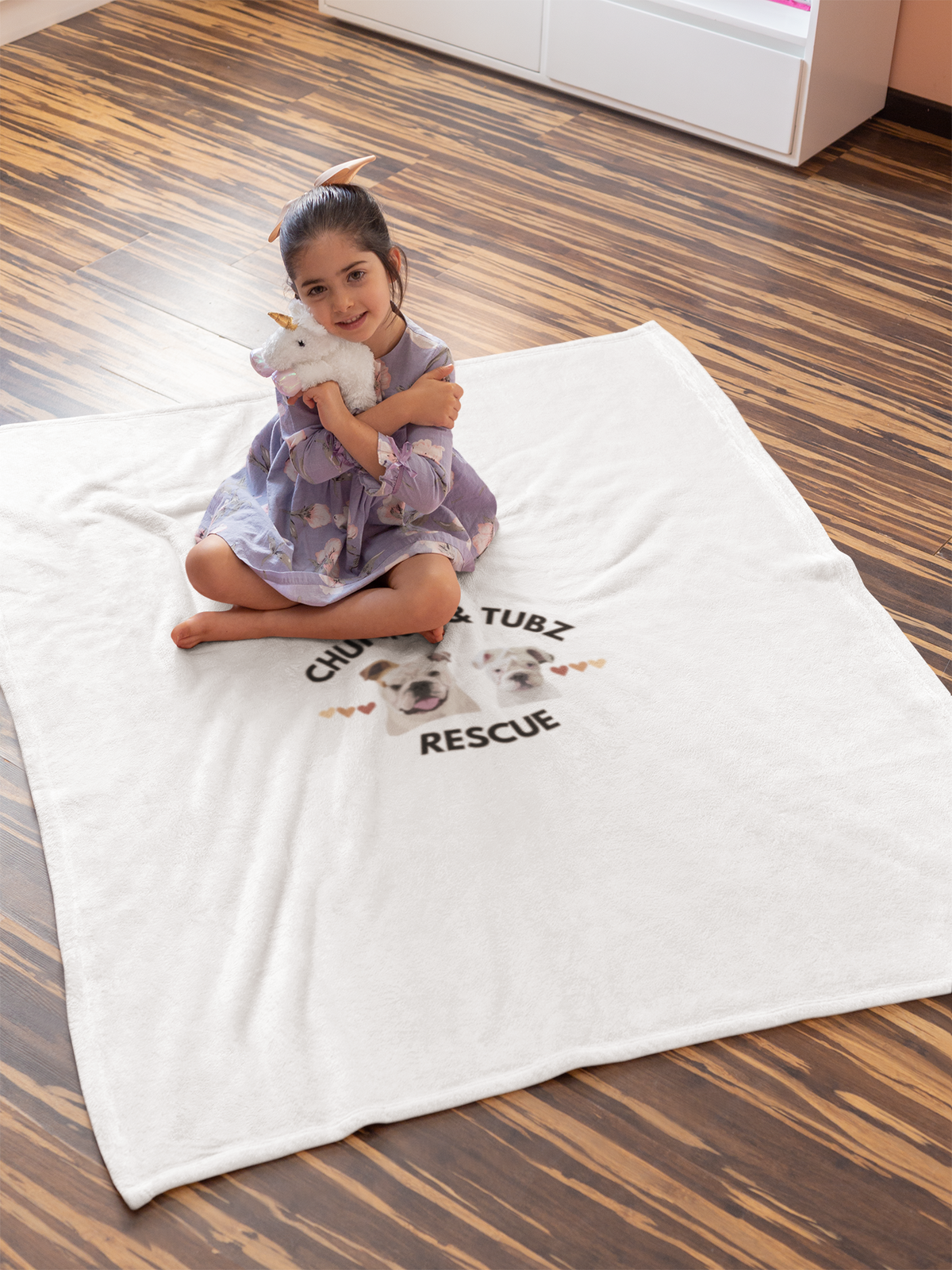 Chunkz & Tubz Rescue Blanket | Dog Blanket or Baby Blanket - Ruff Life Rescue Wear