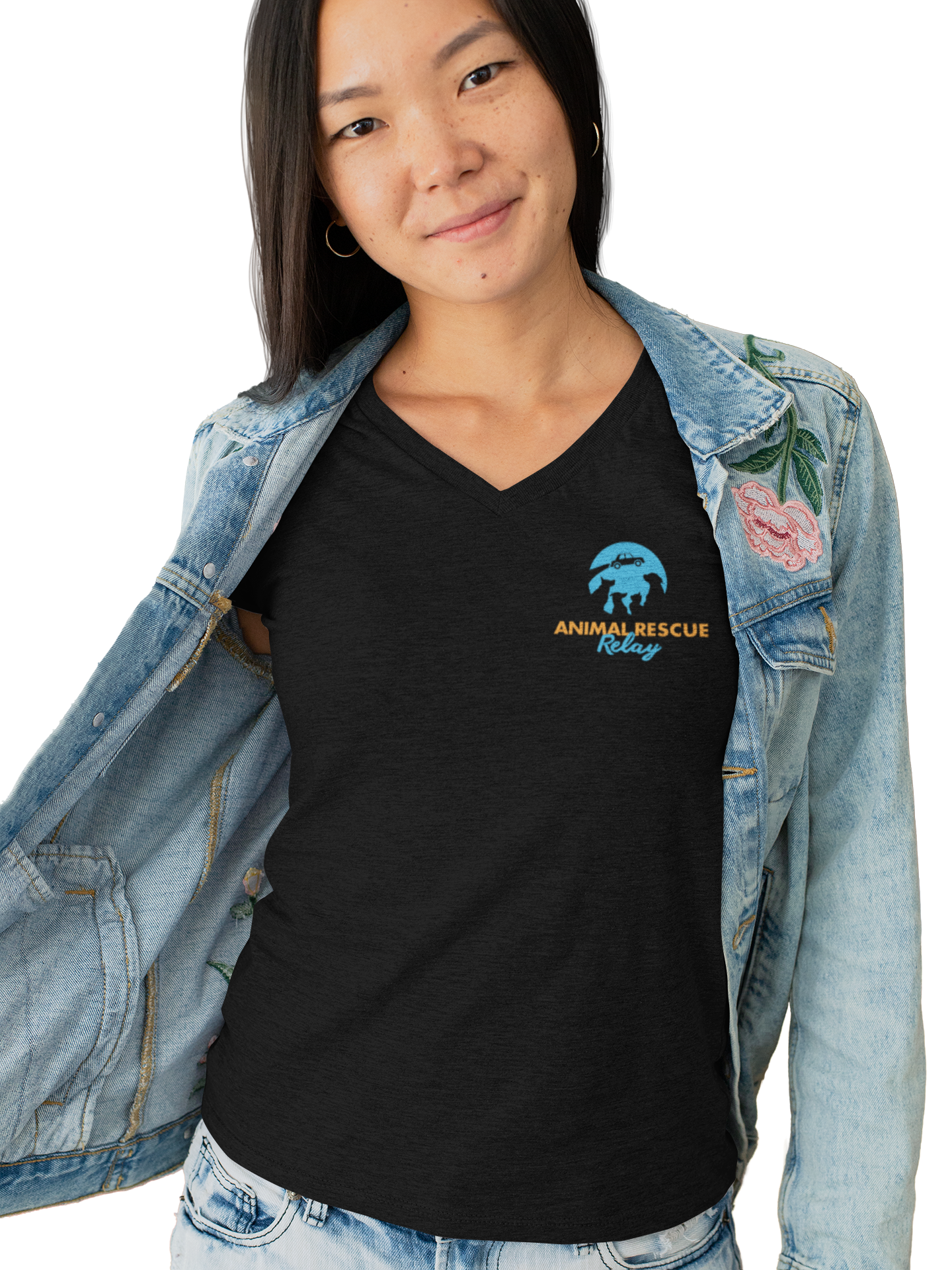 Animal Rescue Relay V Neck (Available in several colors)